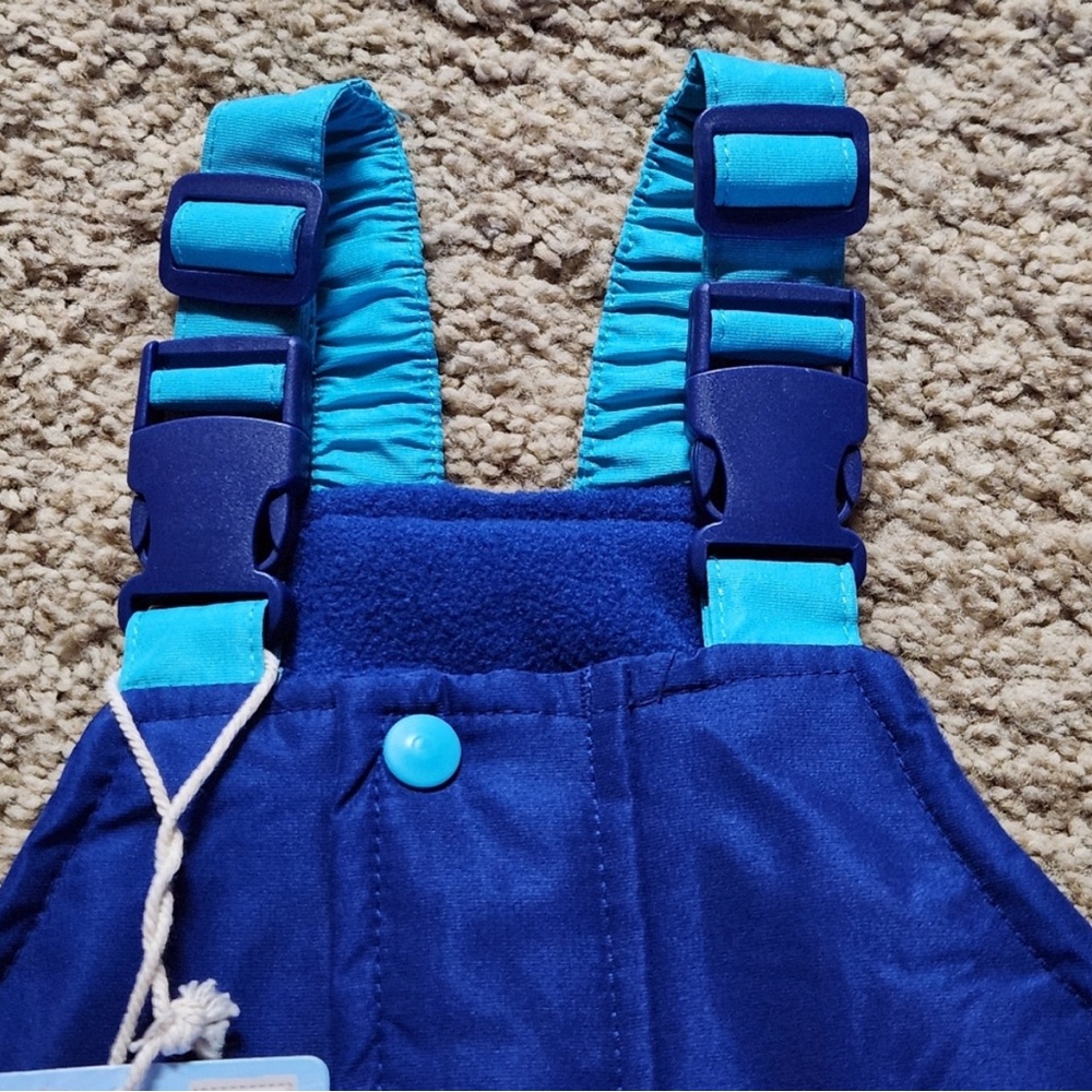 Kids Blue Overalls - Picture 2 of 10